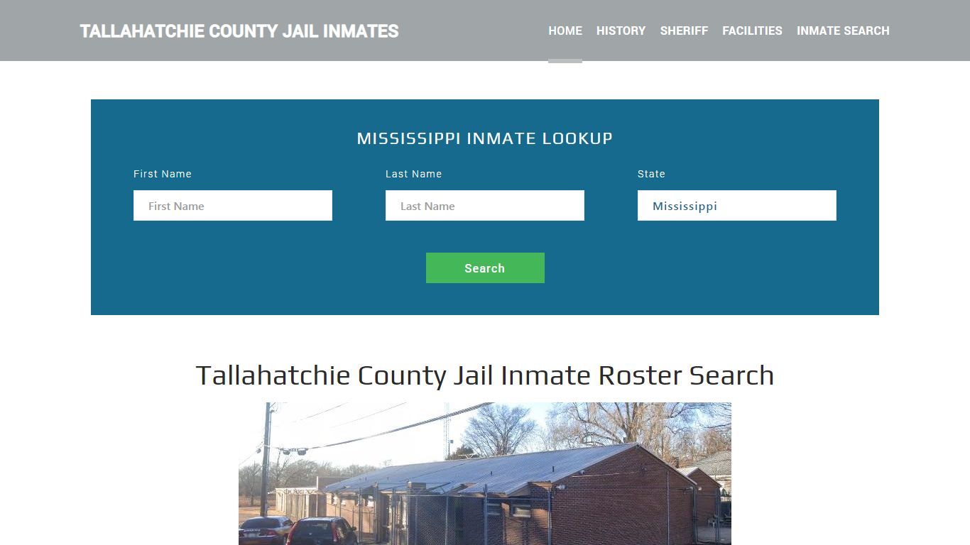 Tallahatchie County Jail Inmate Roster Lookup, Sumner, MS